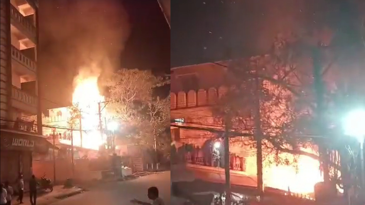 Fire Accident | మాదాపూర్‌ పోలీస్‌స్టేషన్‌ పేలిన సిలిండర్లు..!