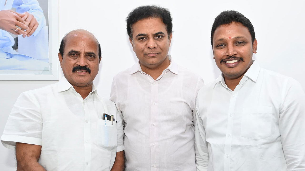 కేటీఆర్‌ను కలిసిన మాజీ ఎమ్మెల్యే భగత్‌