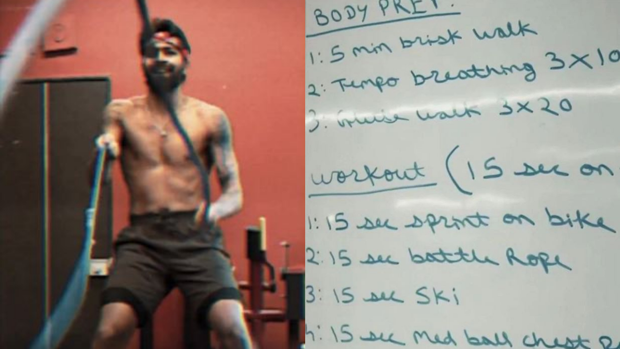 Hardik Pandya: పకడ్బందీగా ప్లాన్‌ చేశావ్‌గా పాండ్యా..! వర్కవుట్స్‌ కోసం చార్ట్‌.. ఇదే ఊపు కంటిన్యూ చేస్తే ఐపీఎల్‌లో రీఎంట్రీ పక్కా