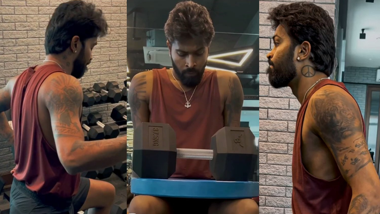 Hardik Pandya: రీఎంట్రీకి సిద్ధమవుతున్న ముంబై కెప్టెన్‌.. జిమ్‌లో కసరత్తులు