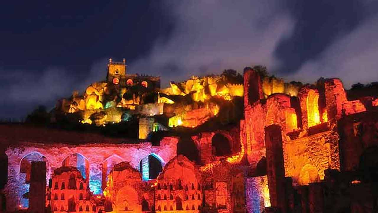 Golconda fort | గోల్కొండ కోటకు అత్యాధునిక హంగులు.. సరికొత్త సాంకేతిక పరిజ్ఞానంతో లైట్‌ షో