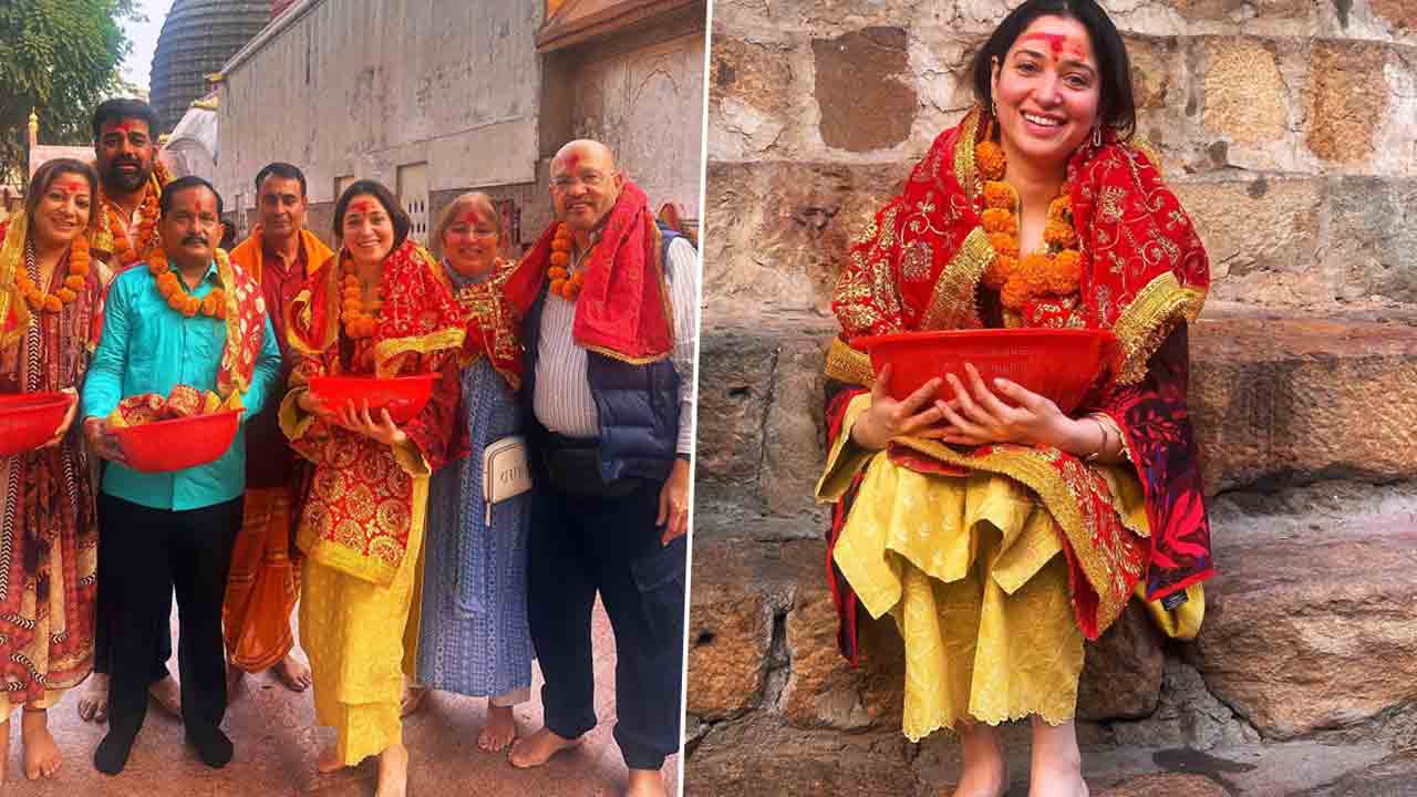 Tamanna | అసోంలో కామాఖ్య అమ్మవారిని దర్శించుకున్న మిల్కీ బ్యూటీ తమన్నా