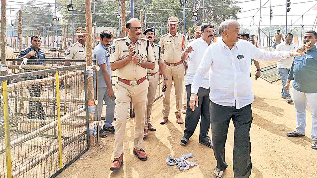 కల్యాణ మహోత్సవానికి భారీ బందోబస్తు