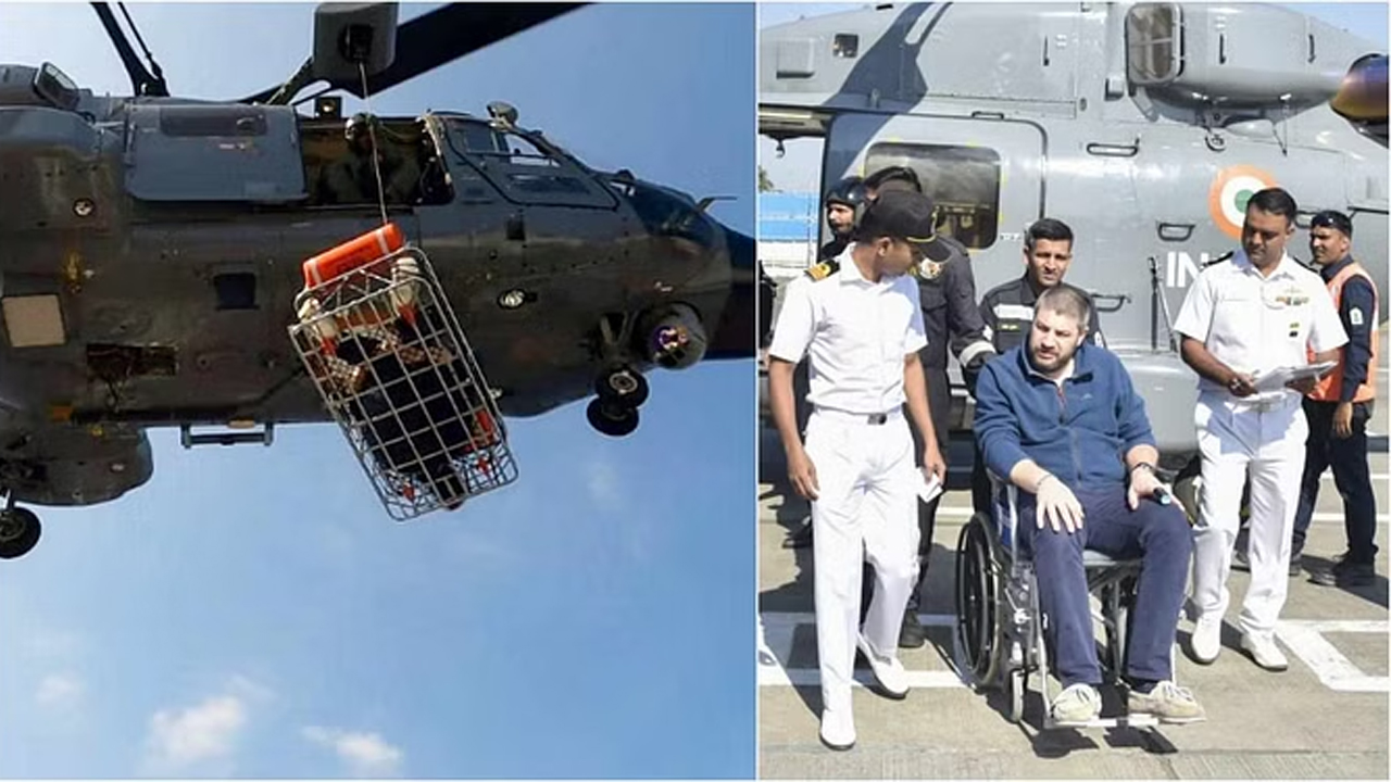 Navy | ఎయిర్‌లిఫ్ట్‌తో రోగి ప్రాణం కాపాడిన నేవీ..!