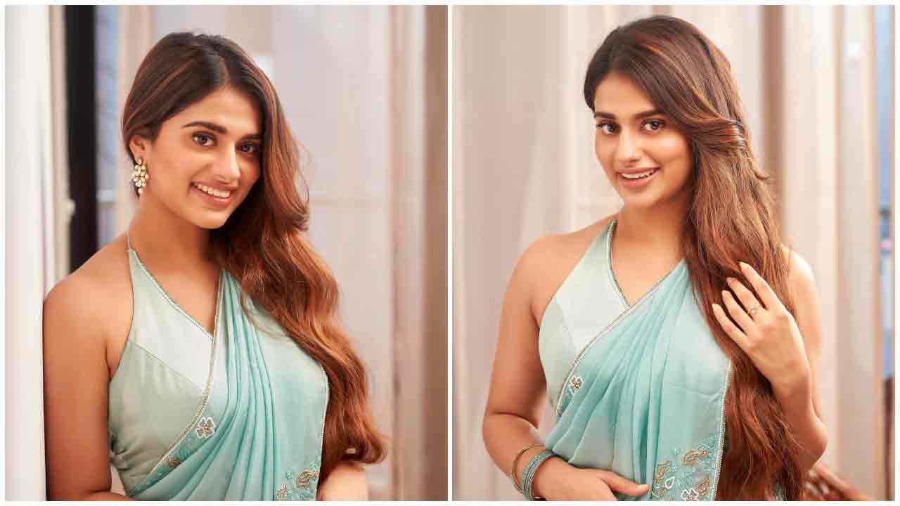 Nayanthara Chakravarthy | చీరకట్టులో వలపుల బాణం వేస్తున్న నయనతార చక్రవర్తి..