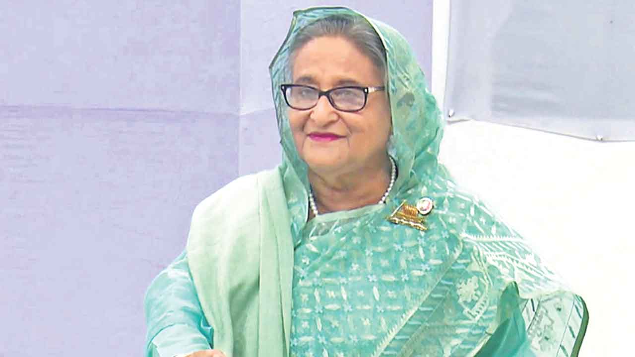 వరుసగా నాలుగోసారి బంగ్లా ప్రధానిగా హసీనా!