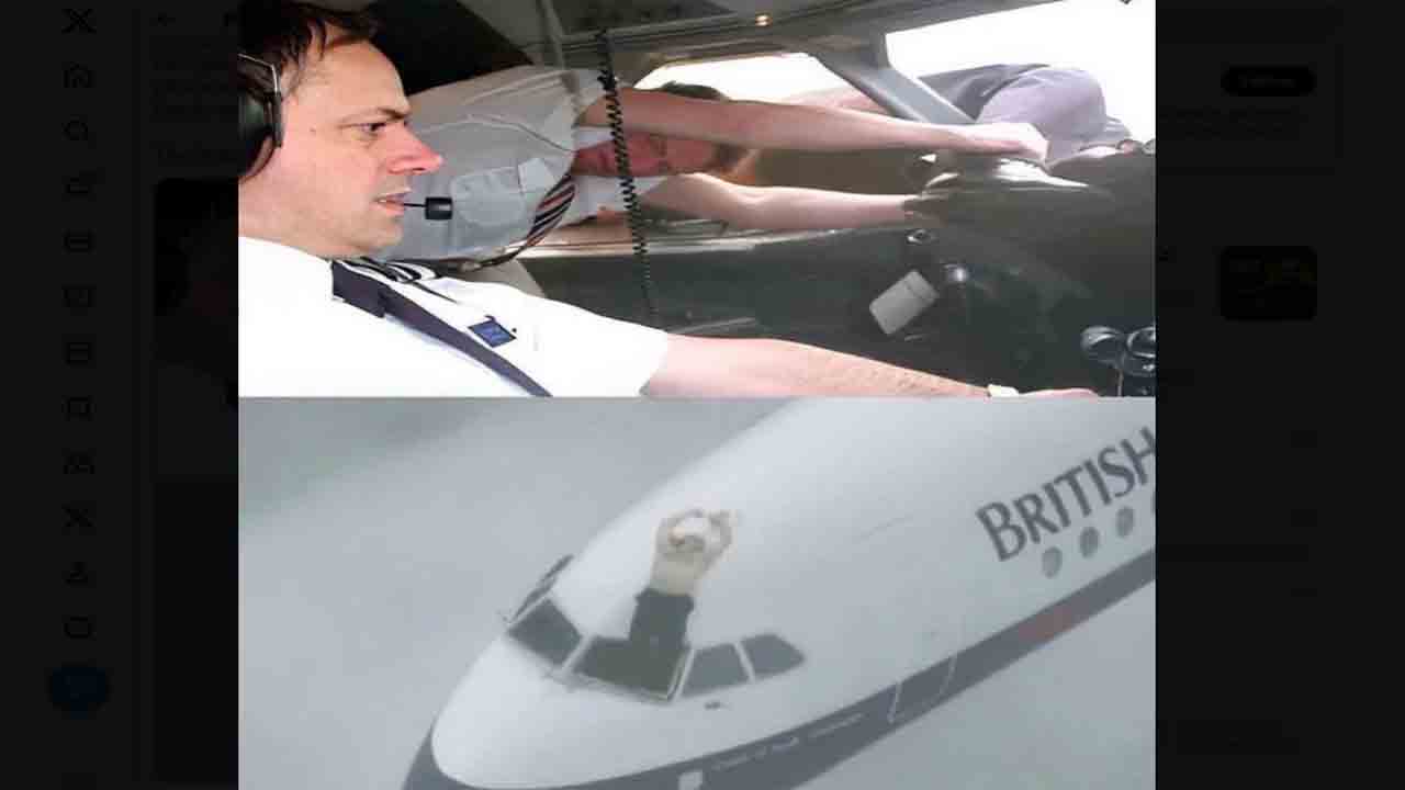 Pilot Out Of Plane Survived | విమానం విండో నుంచి గాల్లో వేలాడిన పైలట్‌.. తర్వాత ఏం జరిగిందంటే