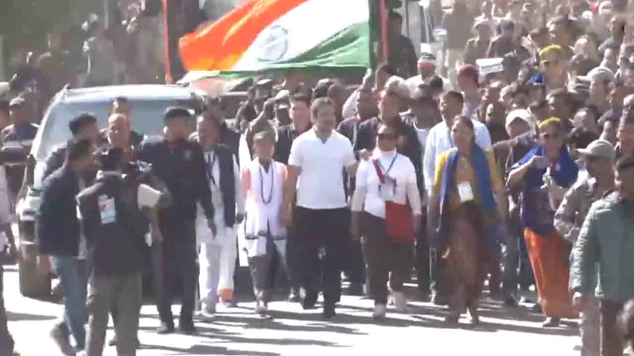 Jodo Nyay Yatra | రాహుల్‌గాంధీ రెండో రోజు భారత్‌ జోడో న్యాయ్‌ యాత్ర షురూ.. Video