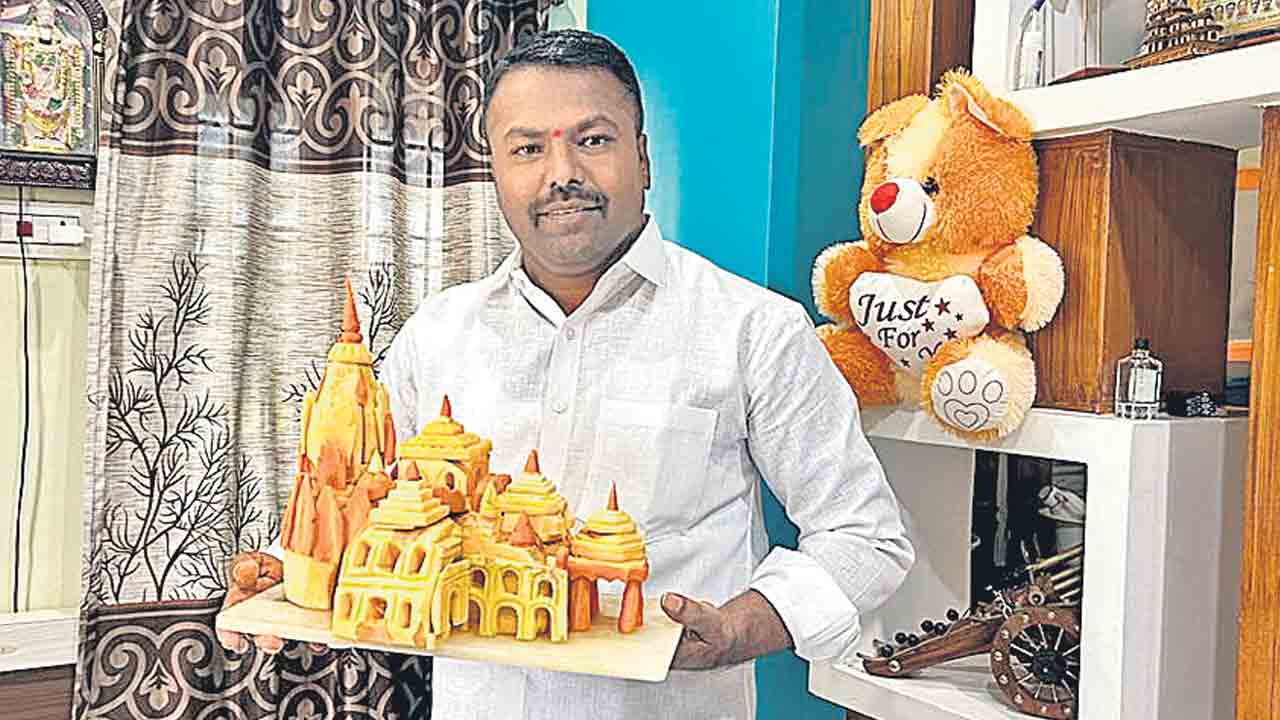 ‘గుమ్మడి’తో రామాలయం