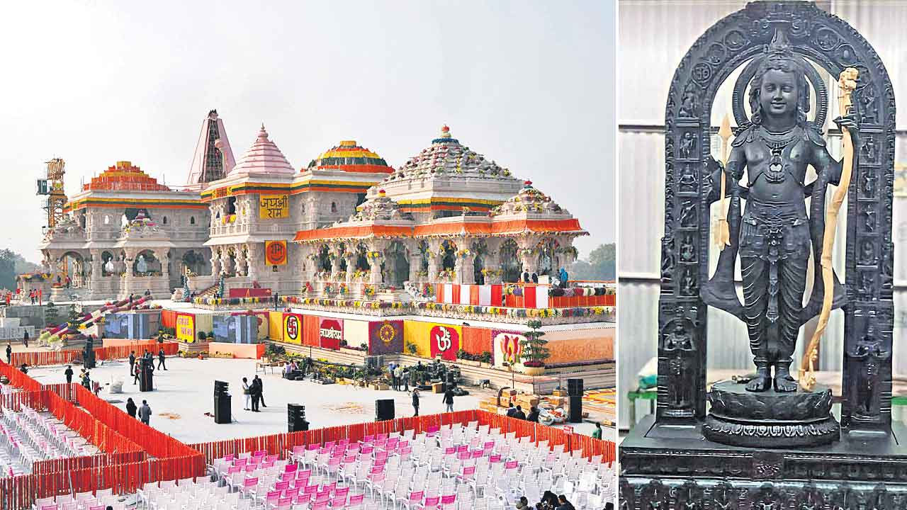 Ayodhya Ram Mandir | నేడు అయోధ్య రాముడి అవతరణ.. దేశ ప్రజల సుదీర్ఘ స్వప్నం మరికొన్ని గంటల్లో సాకారం