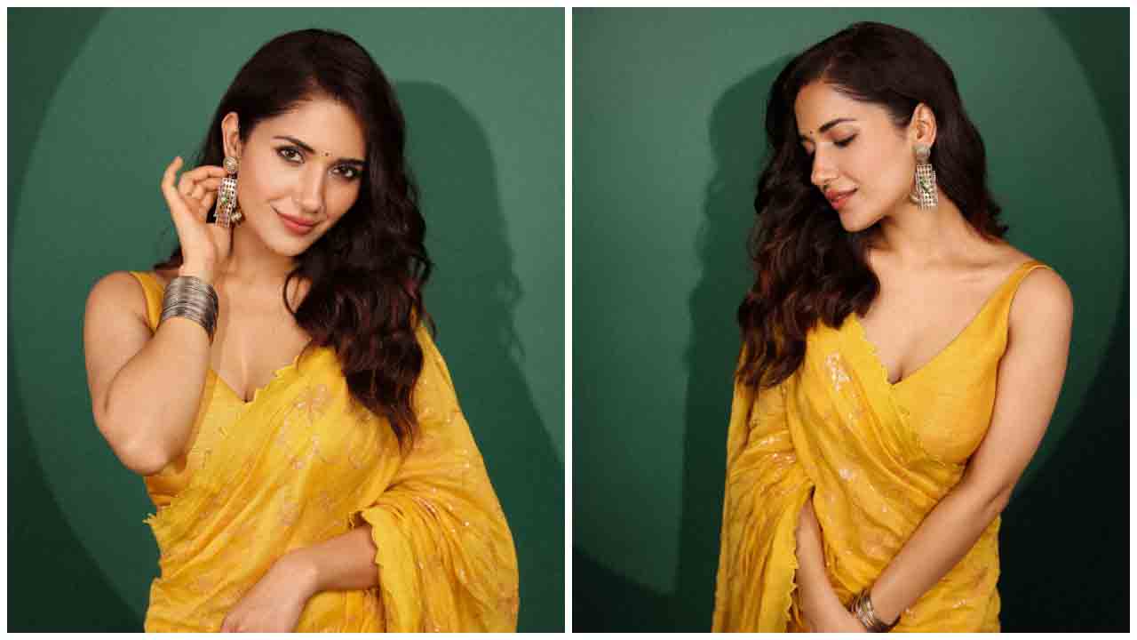 Ruhani Sharma | పసుపు రంగు డ్రెస్‌లో రుహనీ శర్మ కిల్లింగ్ లుక్స్..