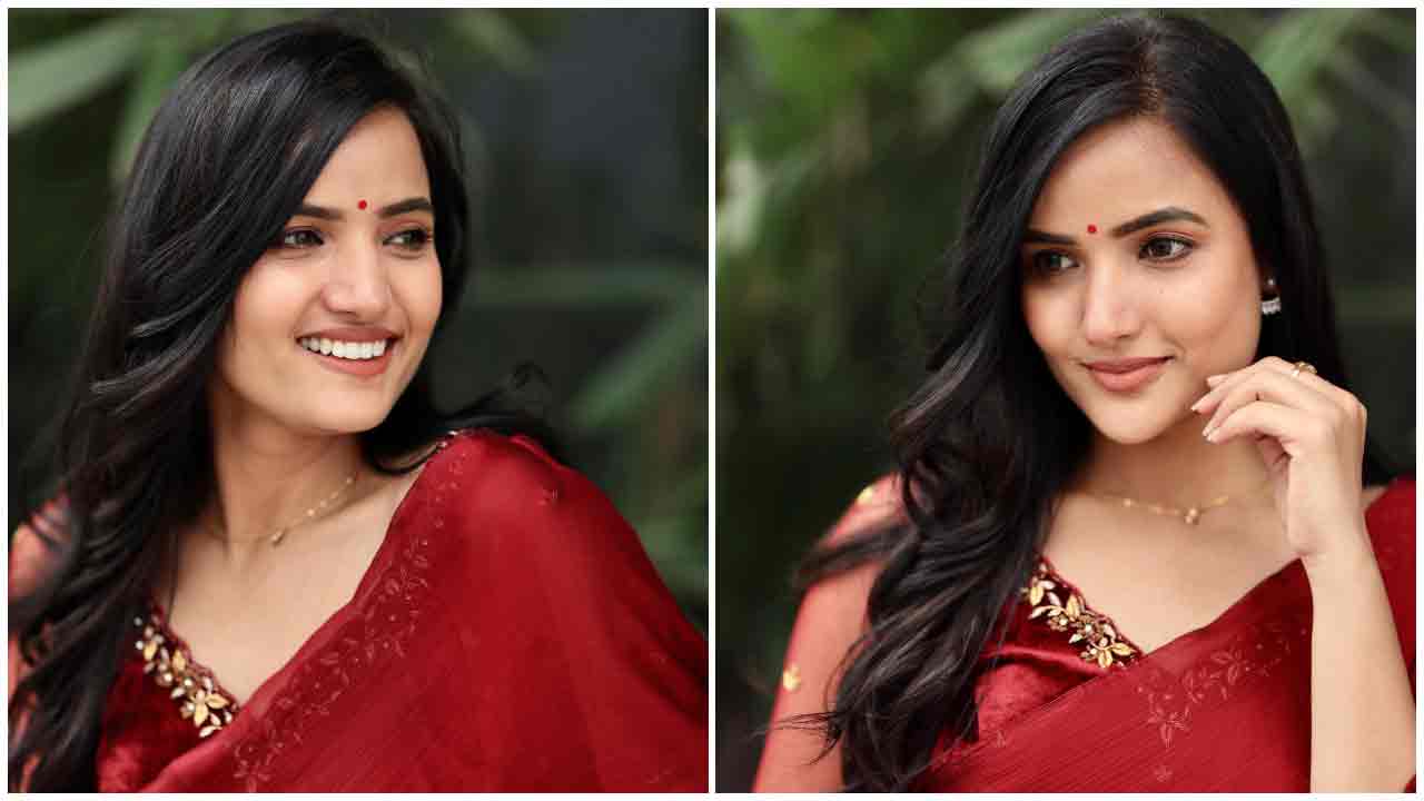 Siri Hanumanthu | చీరకట్టులో సిగ్గులొలికిస్తున్నబిగ్‌బాస్‌ బ్యూటీ సిరి