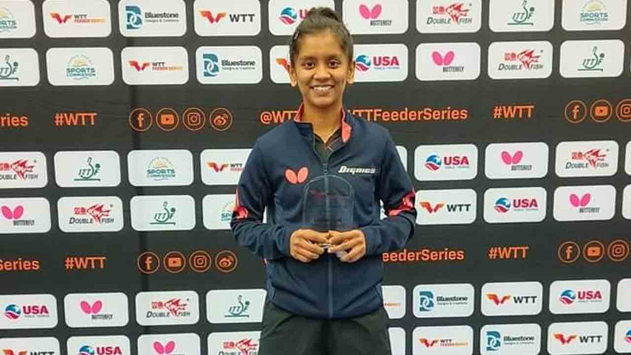 శ్రీజ పసిడి వెలుగులు