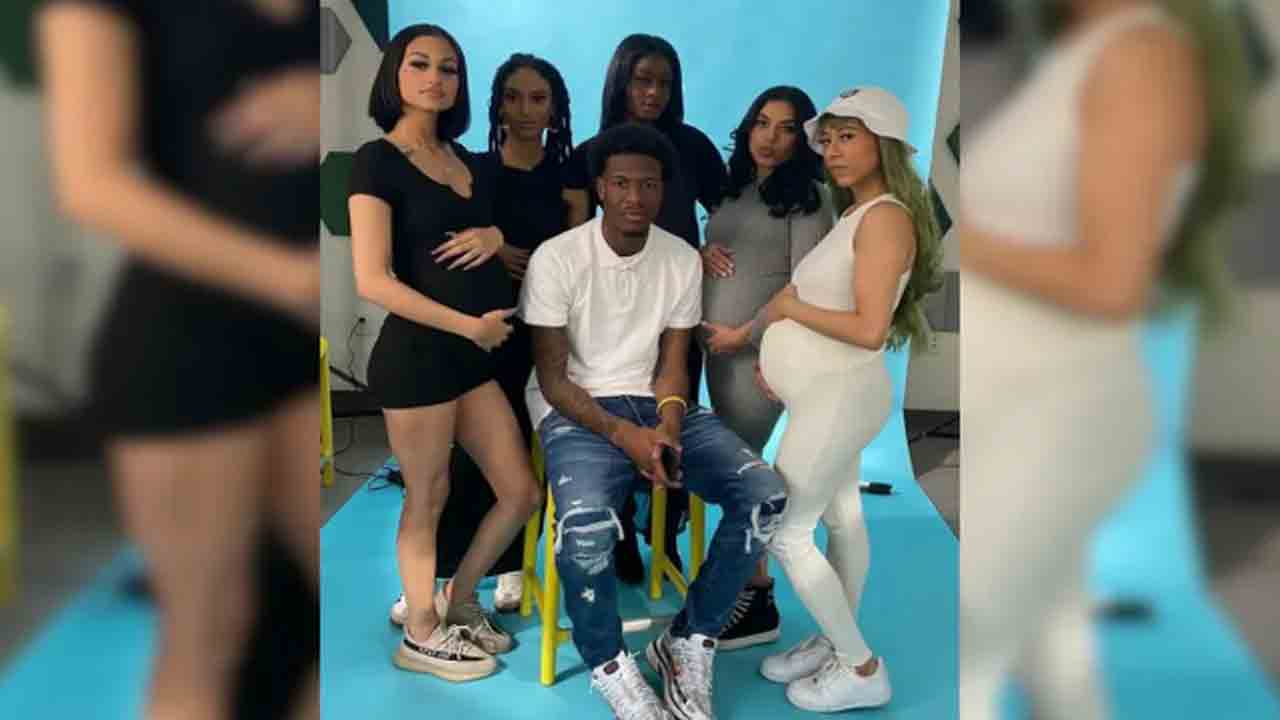 Joint Baby Shower | ఐదుగురిని గర్భవతులు చేశాడు.. వారితో కలిసి ఫొటోకు పోజిచ్చాడు