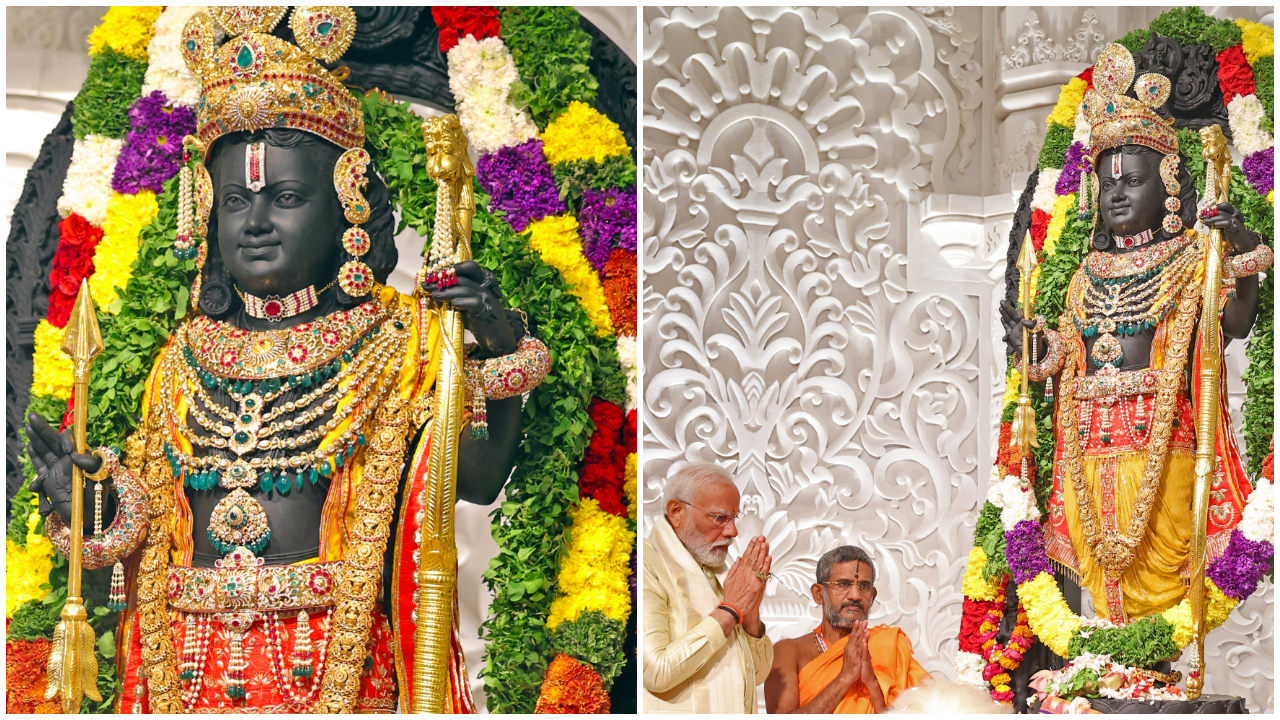 Ayodhya Ram Lalla: కొలువుదీరిన రామ్లల్లా.. ప్రాణప్రతిష్ట చేసిన మోదీ