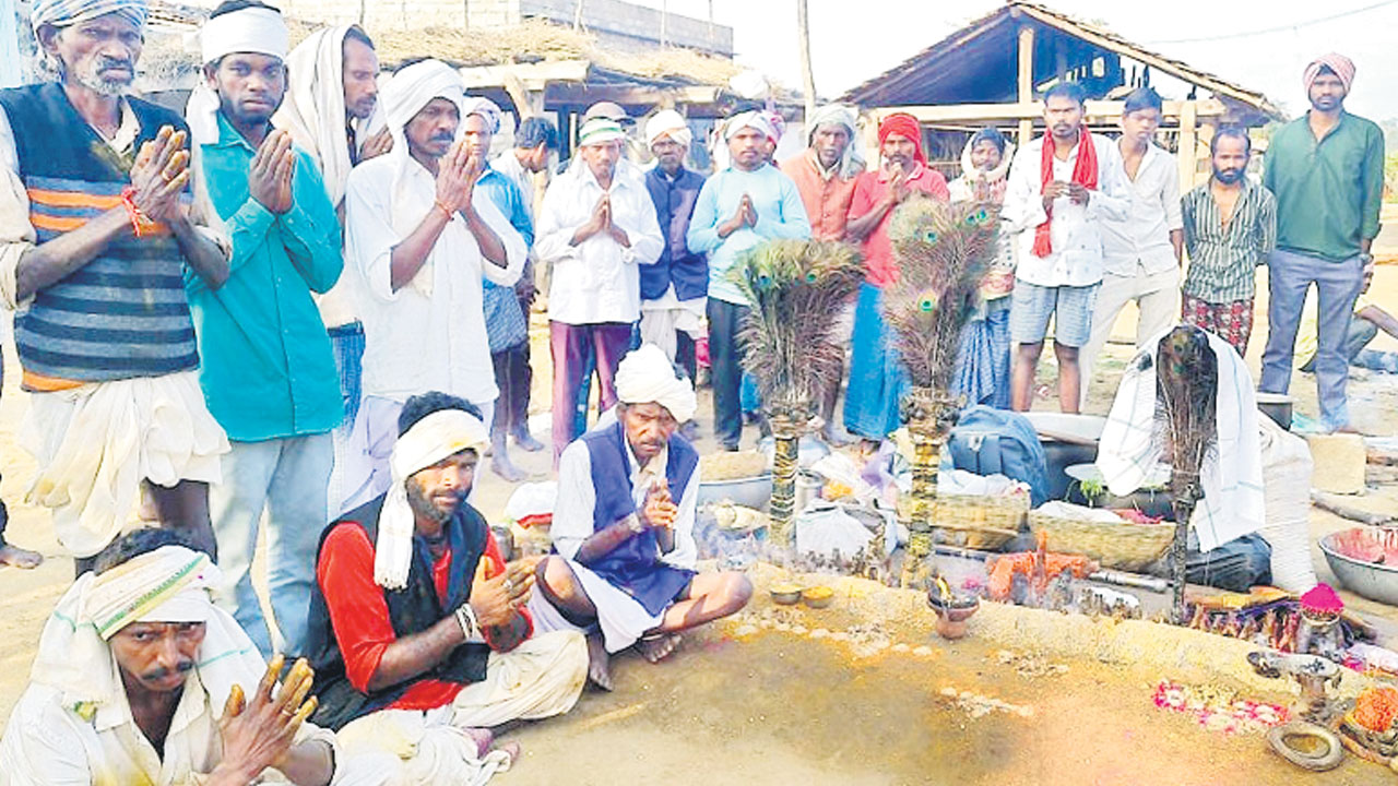 భీమన్న దేవునికి మొక్కులు