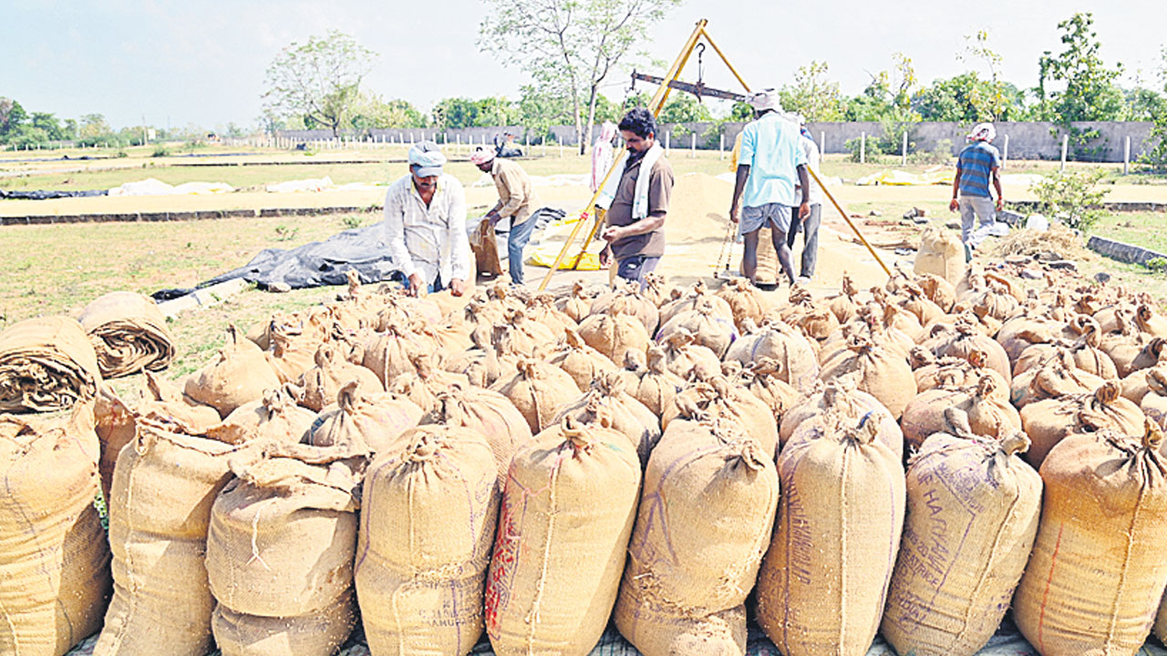 ధాన్యం డబ్బులేవి…