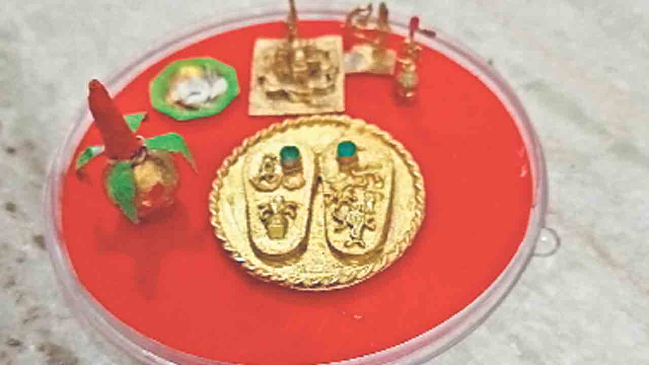 సూక్ష్మ రామాలయం నమూనా