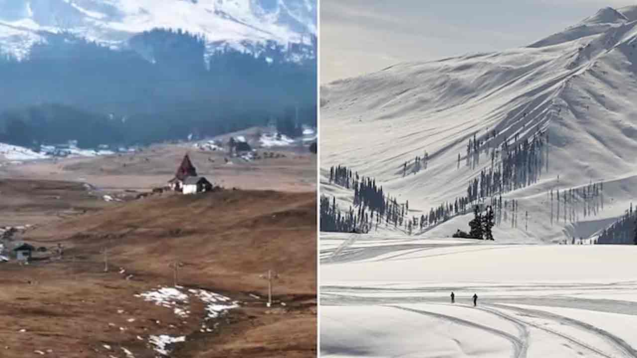 Gulmarg: మంచులేని క‌శ్మీర్‌.. వెల‌వెల‌బోతున్న గుల్మార్గ్‌