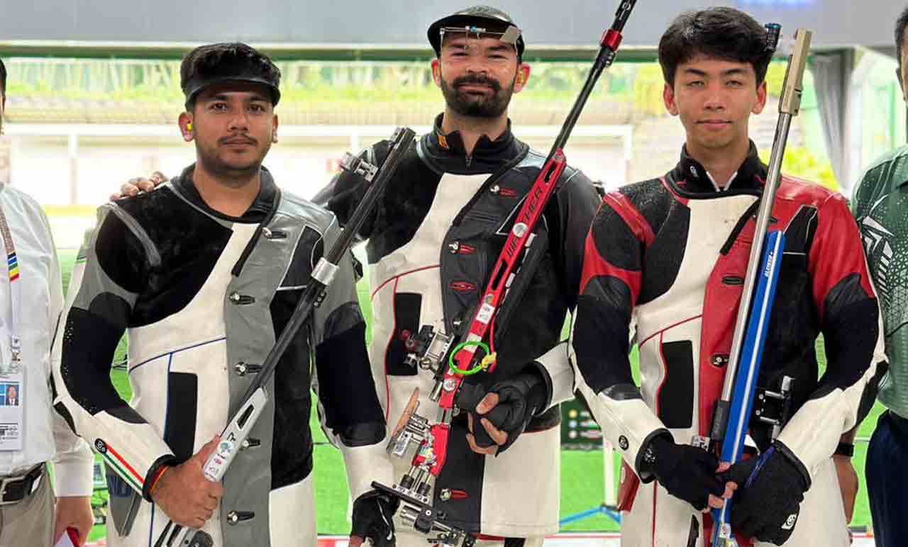 Asian Olympic Qualifiers | భార‌త షూట‌ర్ల ప‌త‌కాల పంట‌.. షోరాన్‌కు ప‌సిడి, తోమ‌ర్‌కు సిల్వ‌ర్ మెడ‌ల్