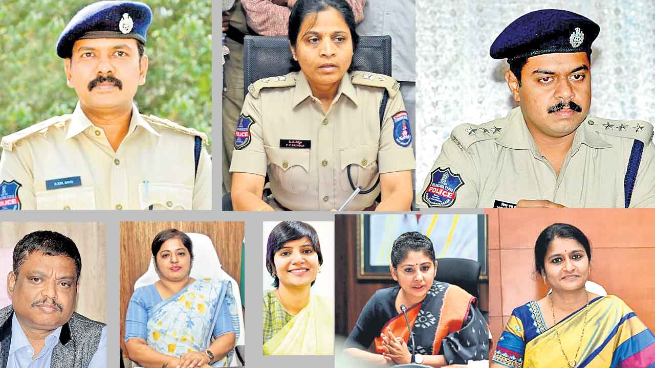 భారీగా ఐఏఎస్‌, ఐపీఎస్‌ల బదిలీలు