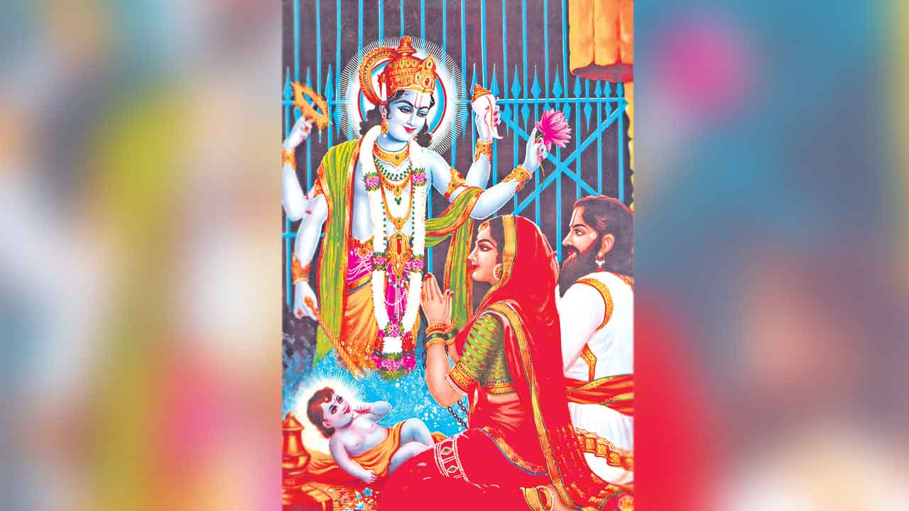 దేవదేవుని దేవకీదేవి కనగా..