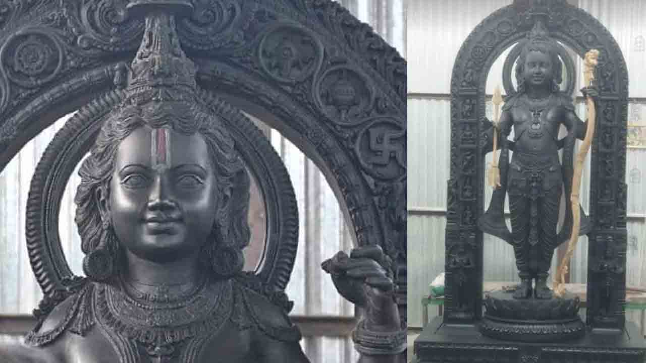 Ram Lalla Idol | ప్రాణ‌ప్ర‌తిష్ఠ‌కు ముందే భ‌క్తుల ముందుకు బాల‌రాముడి దివ్య‌రూపం.. ఫోటో వైర‌ల్