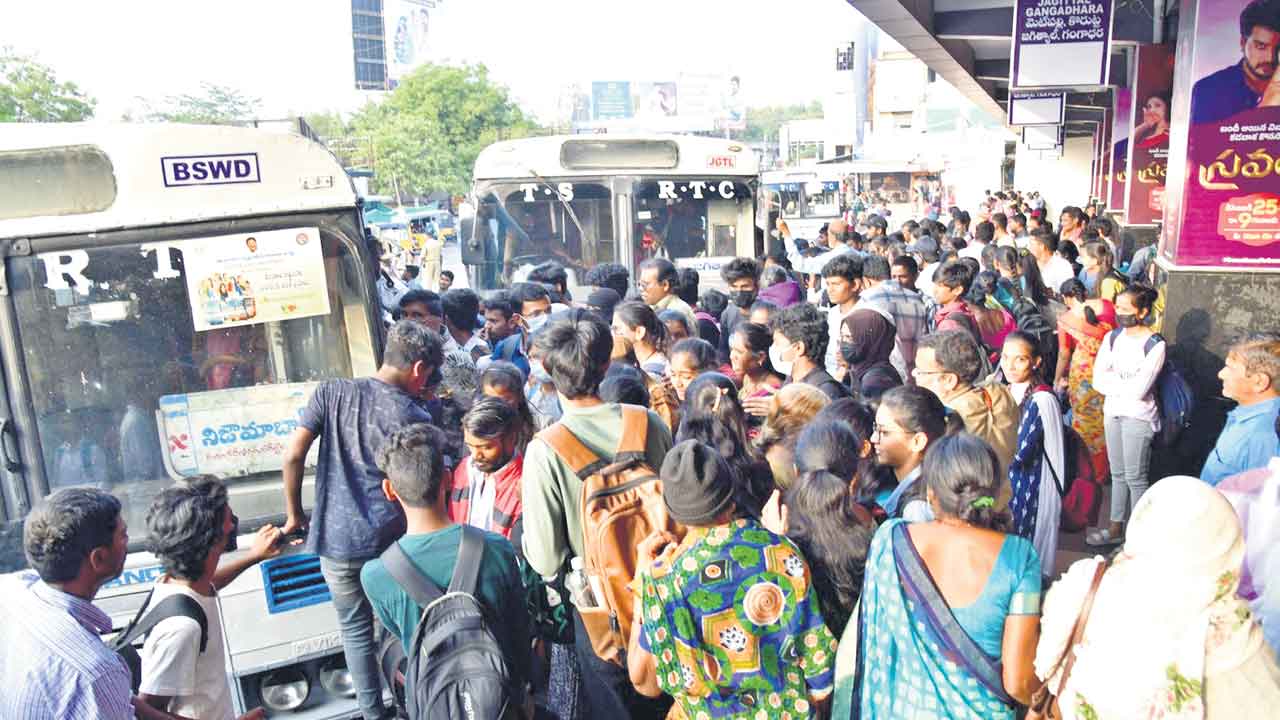 బస్సుపై భారం