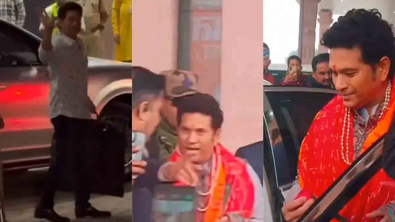 Sachin Tendulkar | అయోధ్య‌లో స‌చిన్.. ప్రాణ ప్ర‌తిష్ఠ వేడుకకు హాజరైన క్రికెట్ దిగ్గ‌జాలు