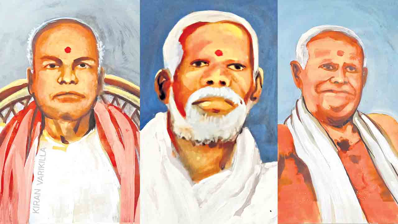 భక్తి సాహిత్య మకుటంపై మౌళిత్రయం