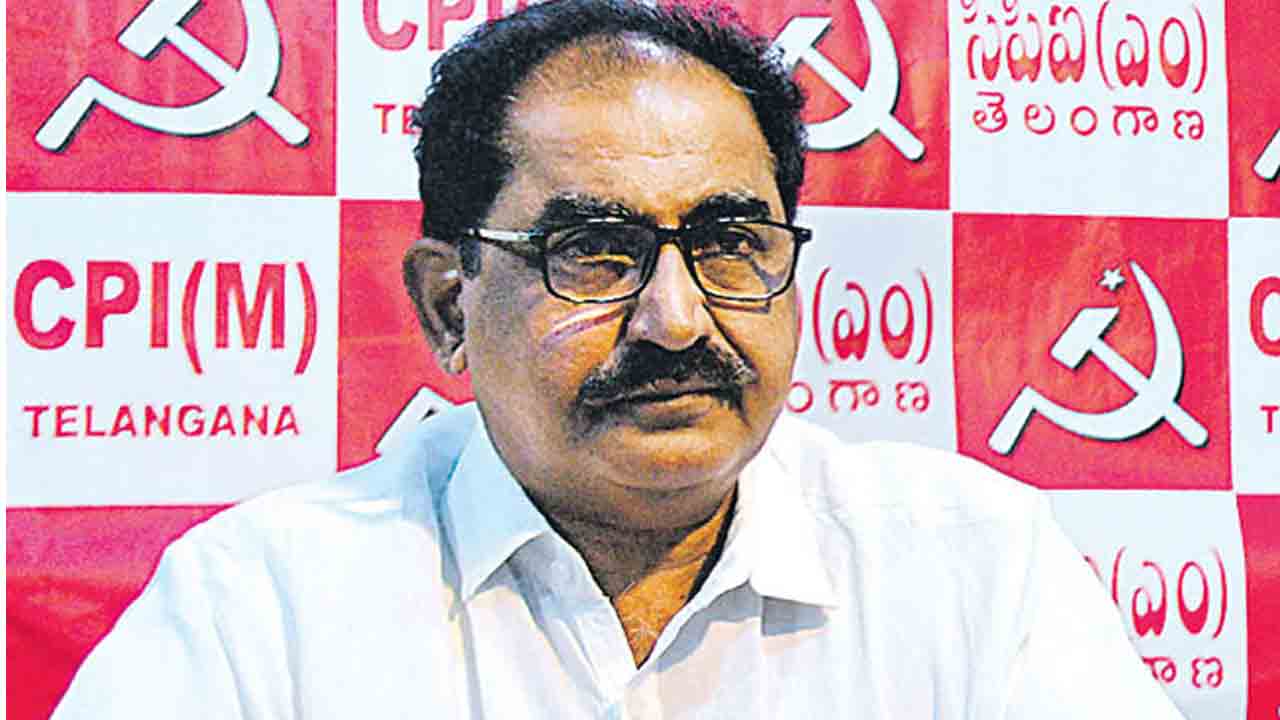 పంచాయతీ ఎన్నికలు తక్షణమే నిర్వహించాలి : తమ్మినేని వీరభద్రం