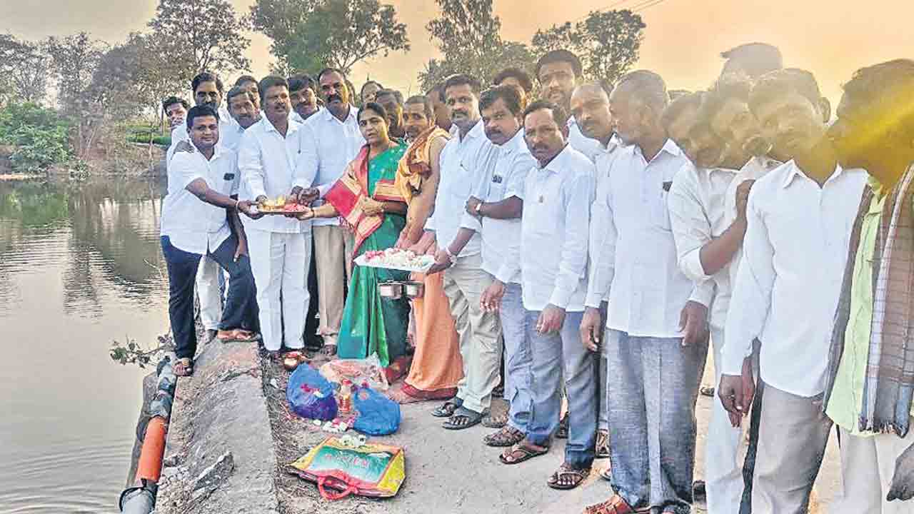 కాళేశ్వరంతో సస్యశ్యామలం