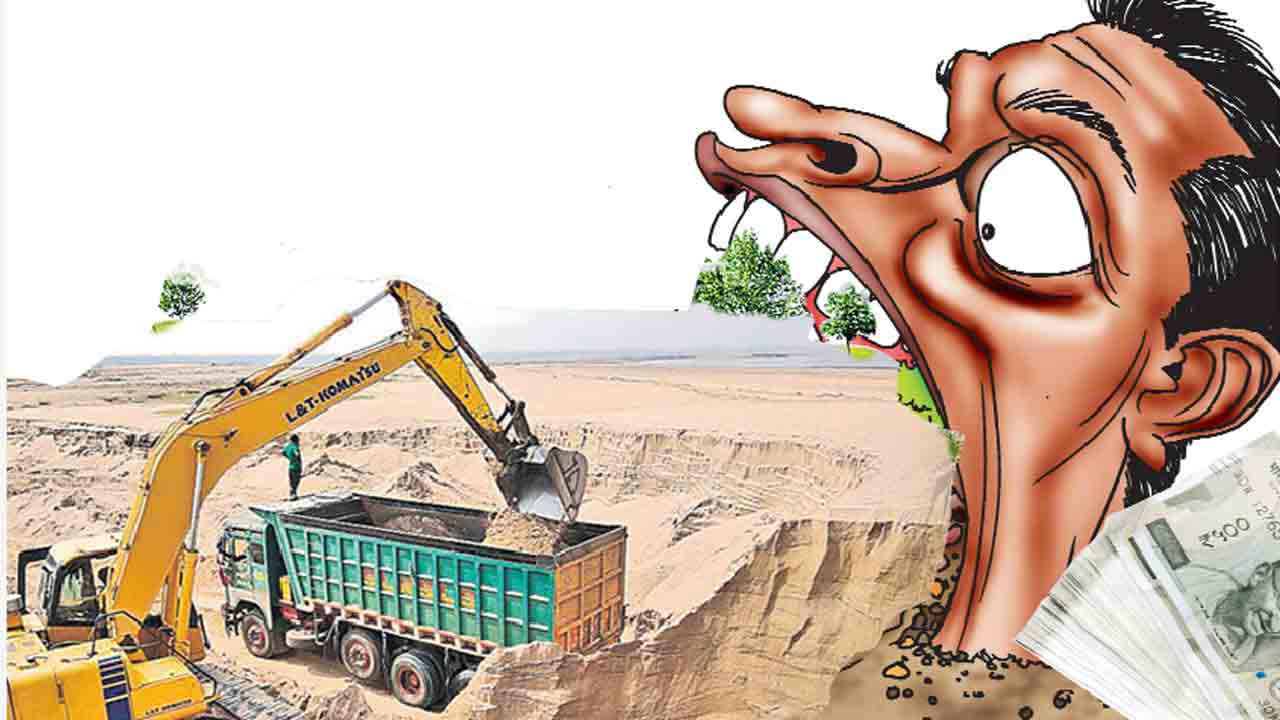 ఇసుకాసురుల ధనదాహం