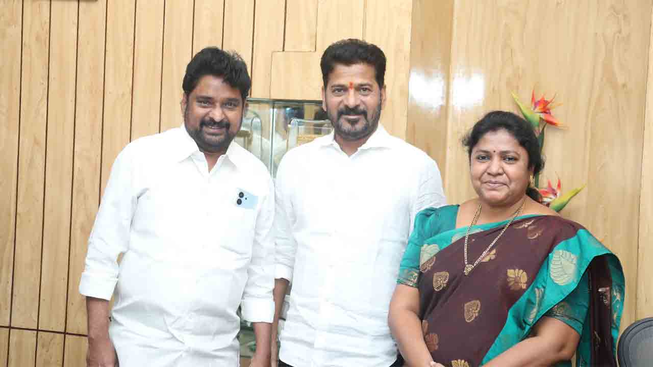 సీఎం రేవంత్‌ను కలిసిన ఎమ్మెల్యే రాగమయి దంపతులు