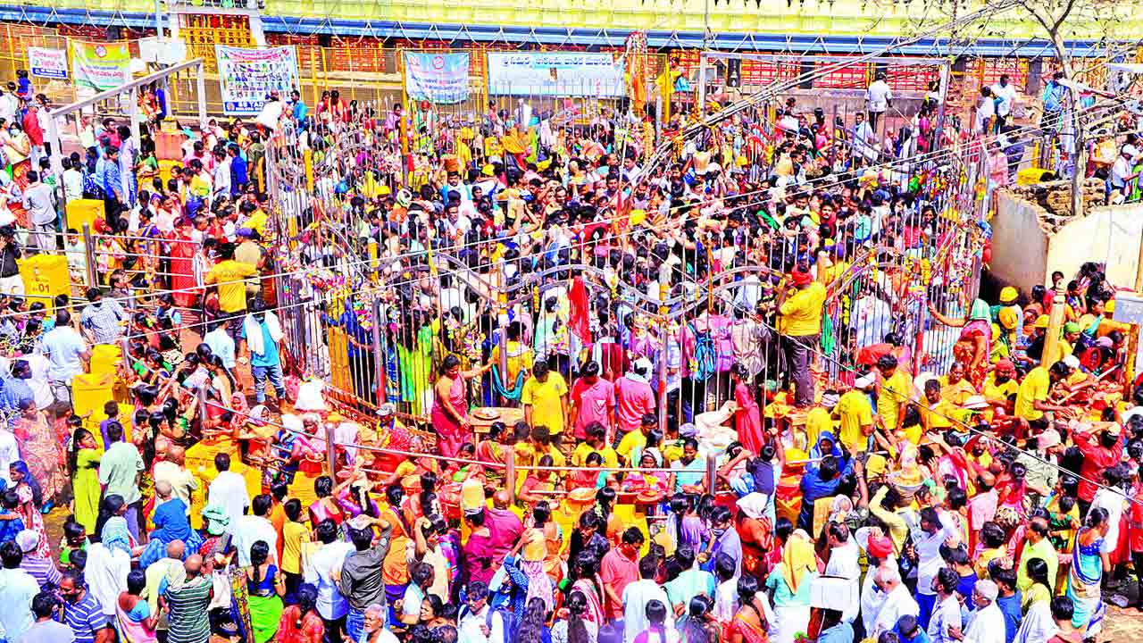 మేడారం.. జనసంద్రం