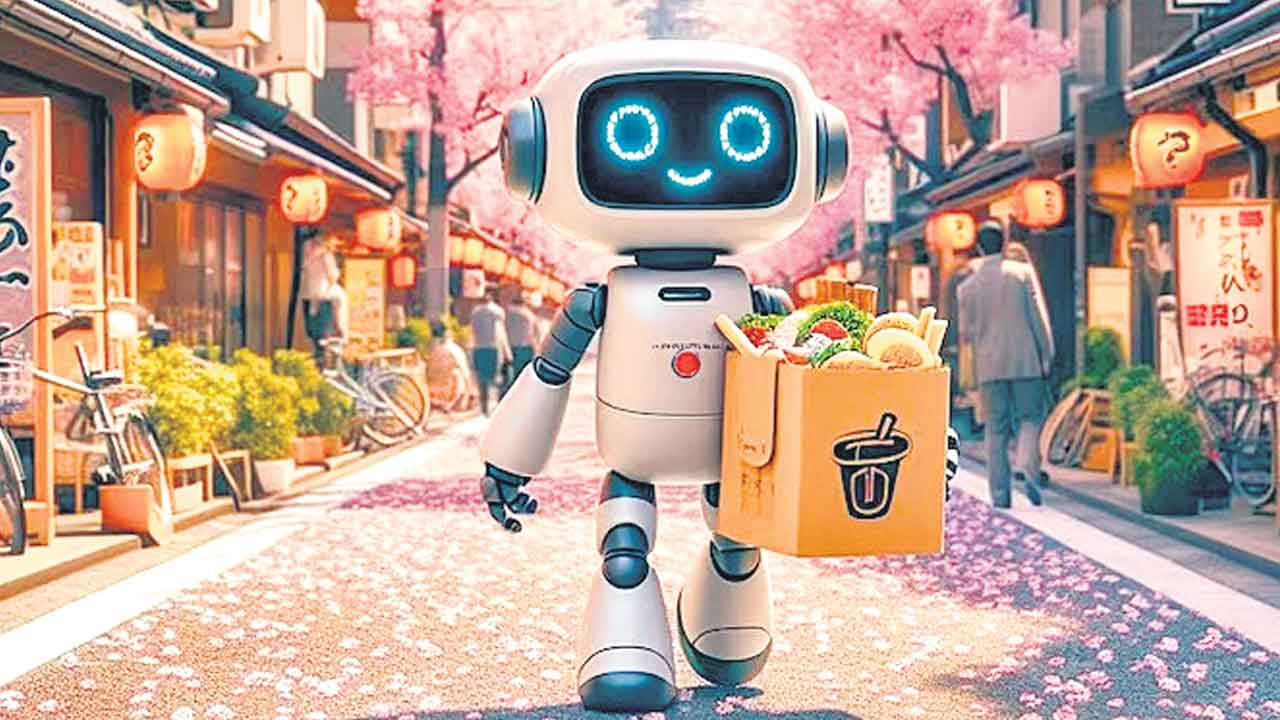 రోబోలతో ఫుడ్‌ డెలివరీ