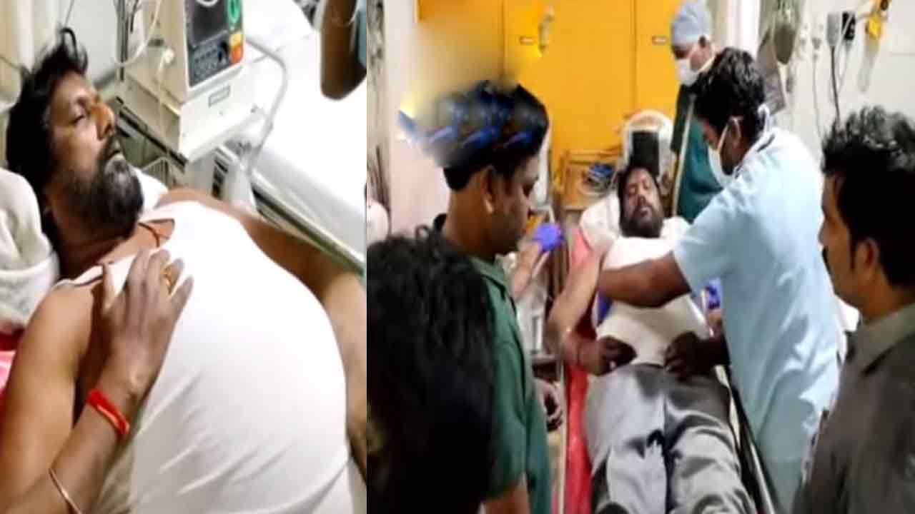 Adluri Laxman | ప్రభుత్వ విప్‌ అడ్లూరి లక్ష్మణ్‌కు తప్పిన ముప్పు.. లారీని తప్పించబోయి బోల్తా పడిన కారు