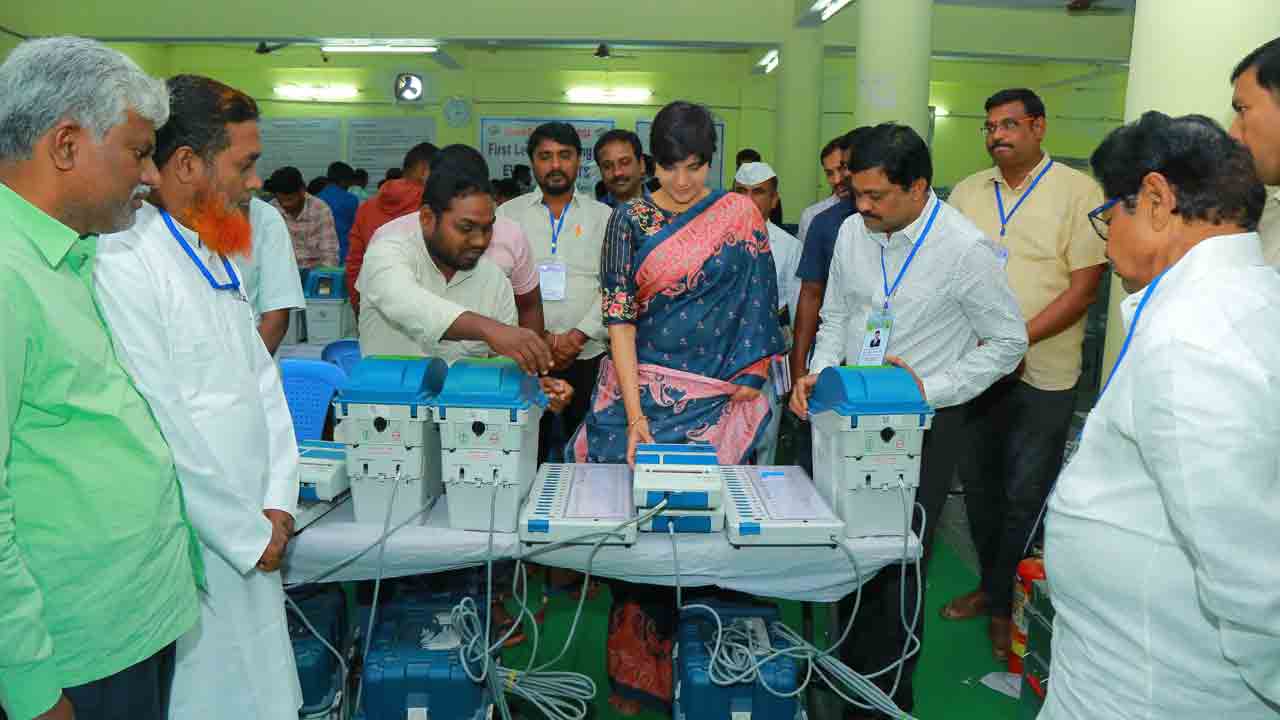 ఈవీఎంల తనిఖీ