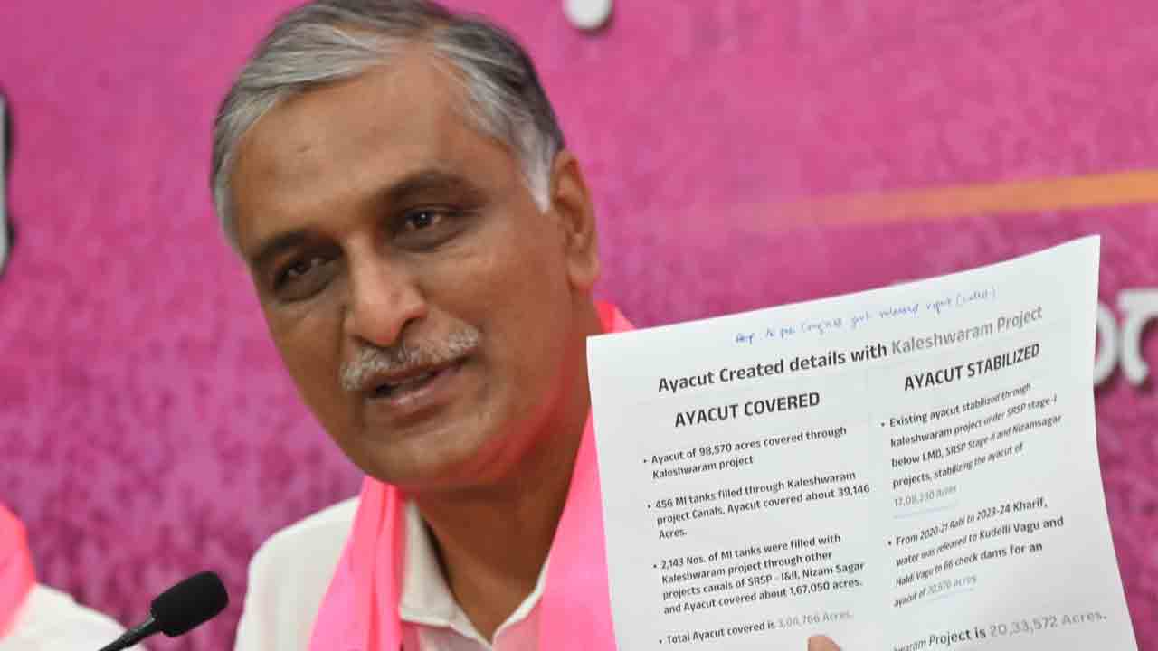 Harish Rao | నాకు బాధ్యత ఇవ్వండి.. మరమ్మతు చేసి చూపిస్తా.. కాళేశ్వరంపై సీఎం రేవంత్రెడ్డి సవాల్కు హరీశ్ సై