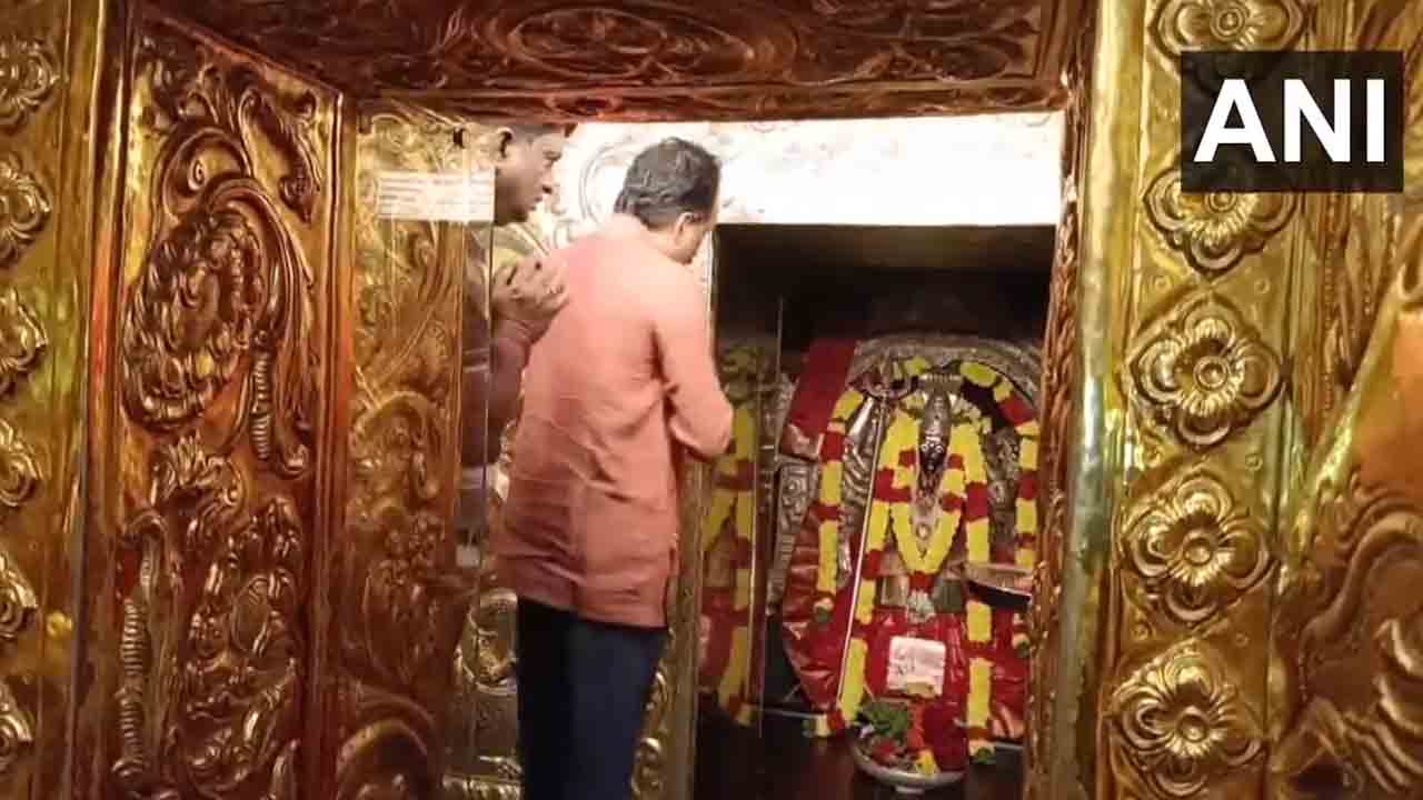 Somanath | జీఎస్‌ఎల్‌వీ-ఎఫ్‌ 14 ప్రయోగం.. చెంగాలమ్మ ఆలయంలో ఇస్రో చీఫ్‌ సోమనాథ్‌ పూజలు