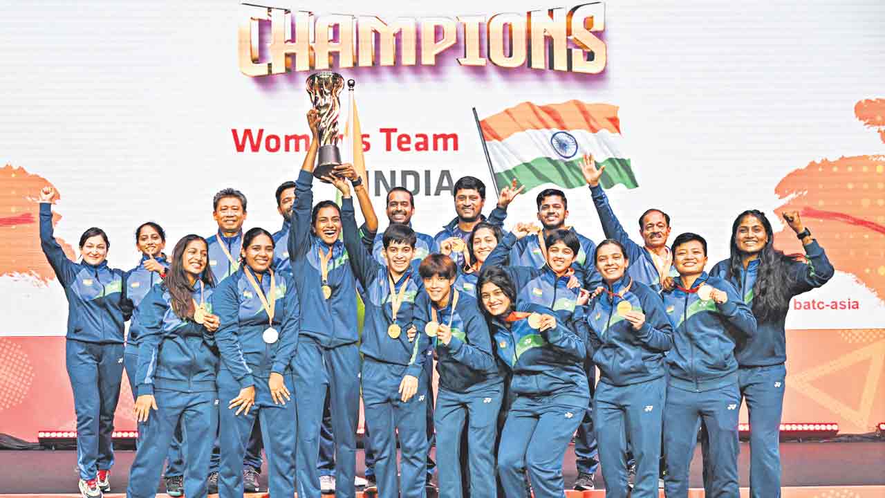 Badminton | అమ్మాయిలు అదరహో.. ఆసియా బ్యాడ్మింటన్‌ టైటిల్‌ కైవసం