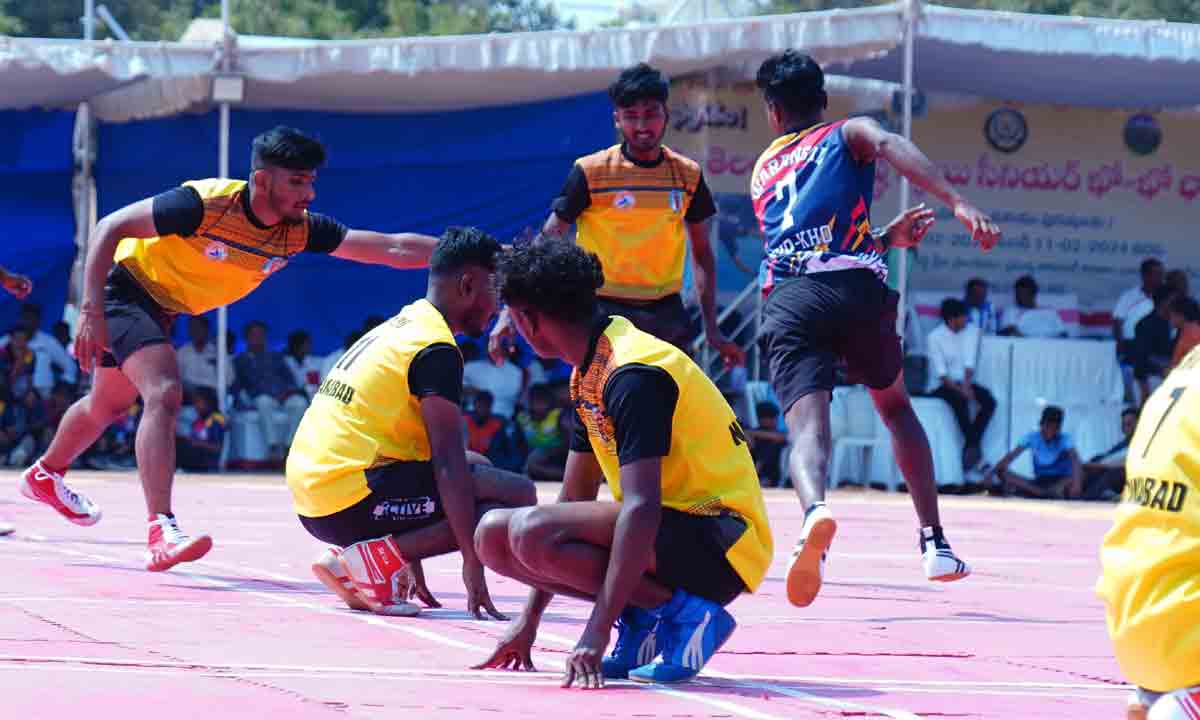 అట్టహాసంగా రాష్ట్ర స్థాయి ఖోఖో పోటీలు