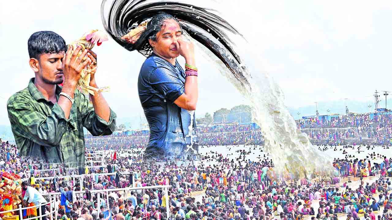 అడవంతా ఆధ్యాత్మికం..తల్లుల ధ్యానంలో భక్తజనం