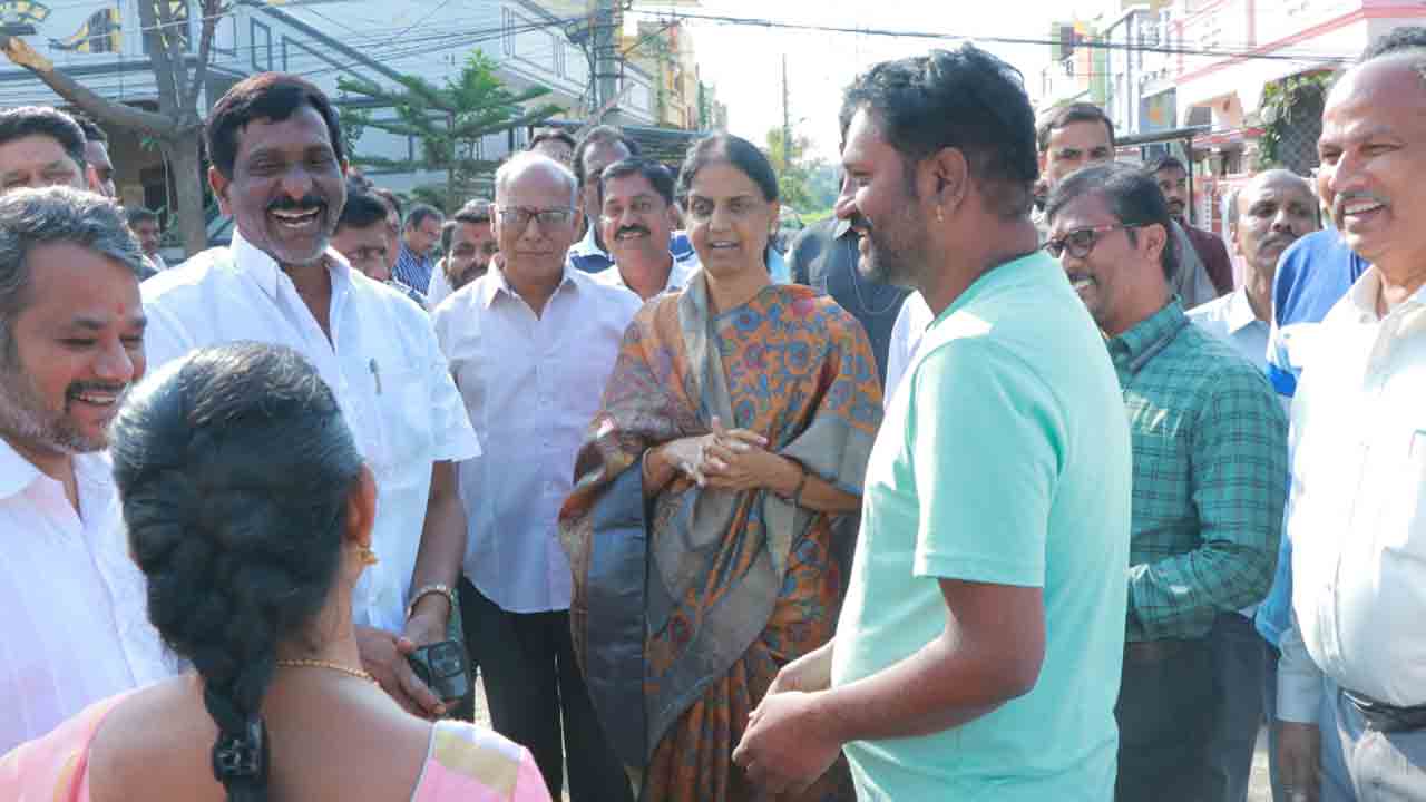 MLA Sabitha Reddy | నాలా పనులు నాణ్యతతో నిర్మించాలని ఎమ్మెల్యే సబితా ఇంద్రారెడ్డి అధికారులకు ఆదేశం