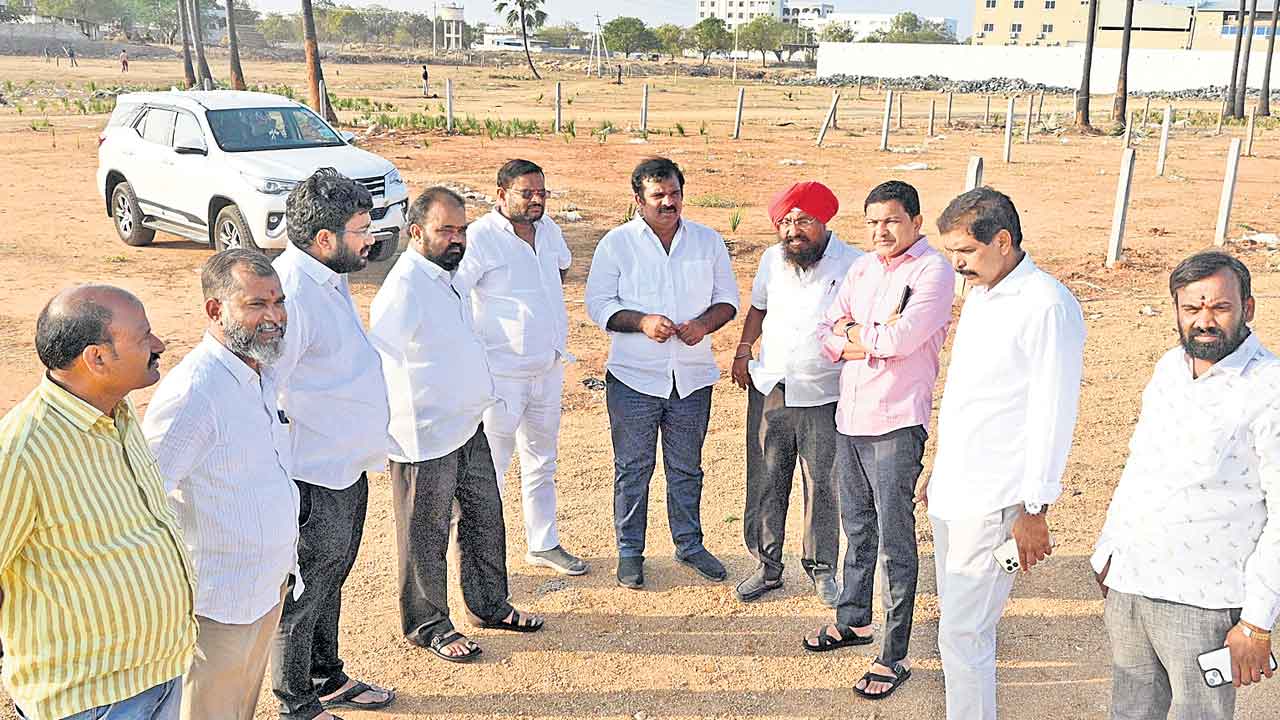 నల్లగొండ సభకు భారీ ఏర్పాట్లు