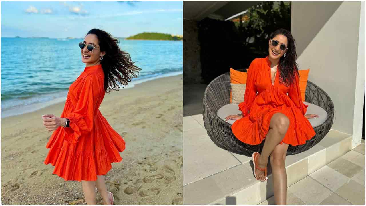 Pragya Jaiswal : రెడ్ ఫ్రాక్‌లో హీట్ పెంచేస్తున్న ప్రగ్యా జైస్వాల్