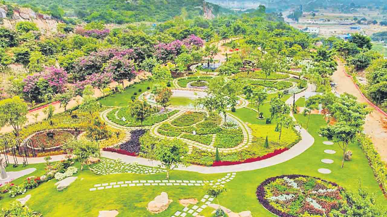 ఎకో పార్కు..నిలిచిపోయింది