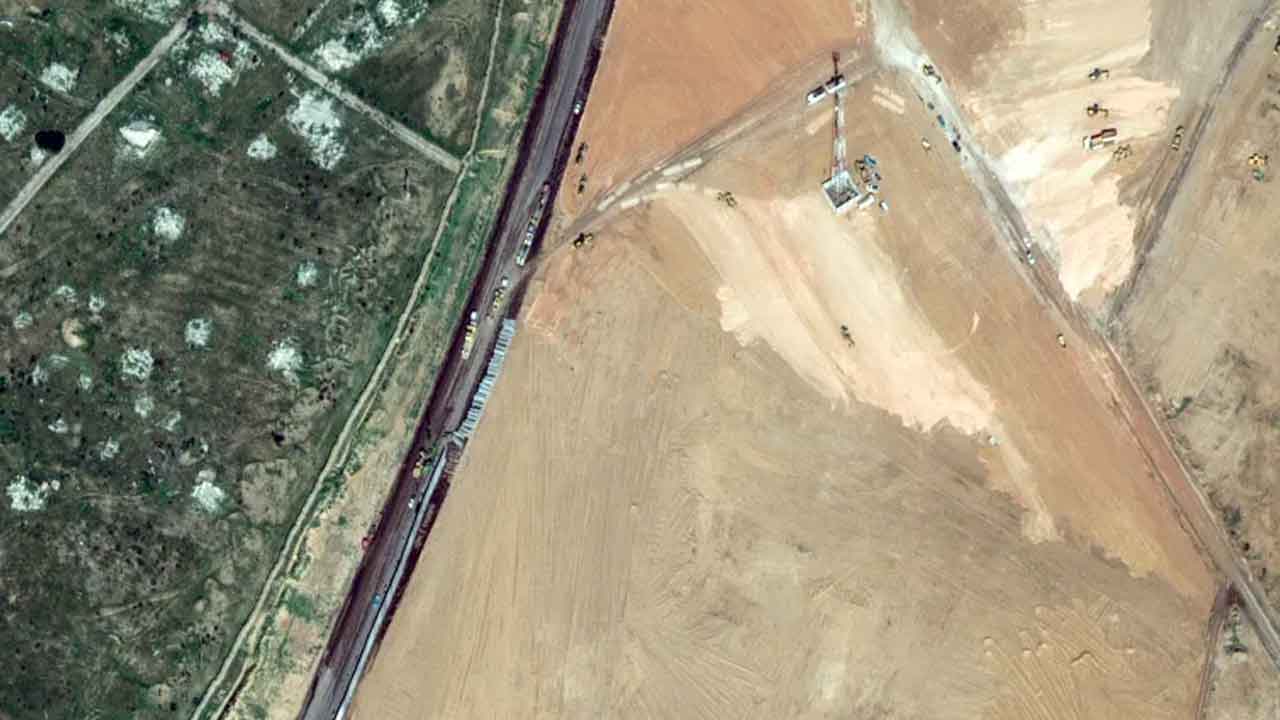 గాజా సరిహద్దుల్లో ఈజిప్టు గోడ