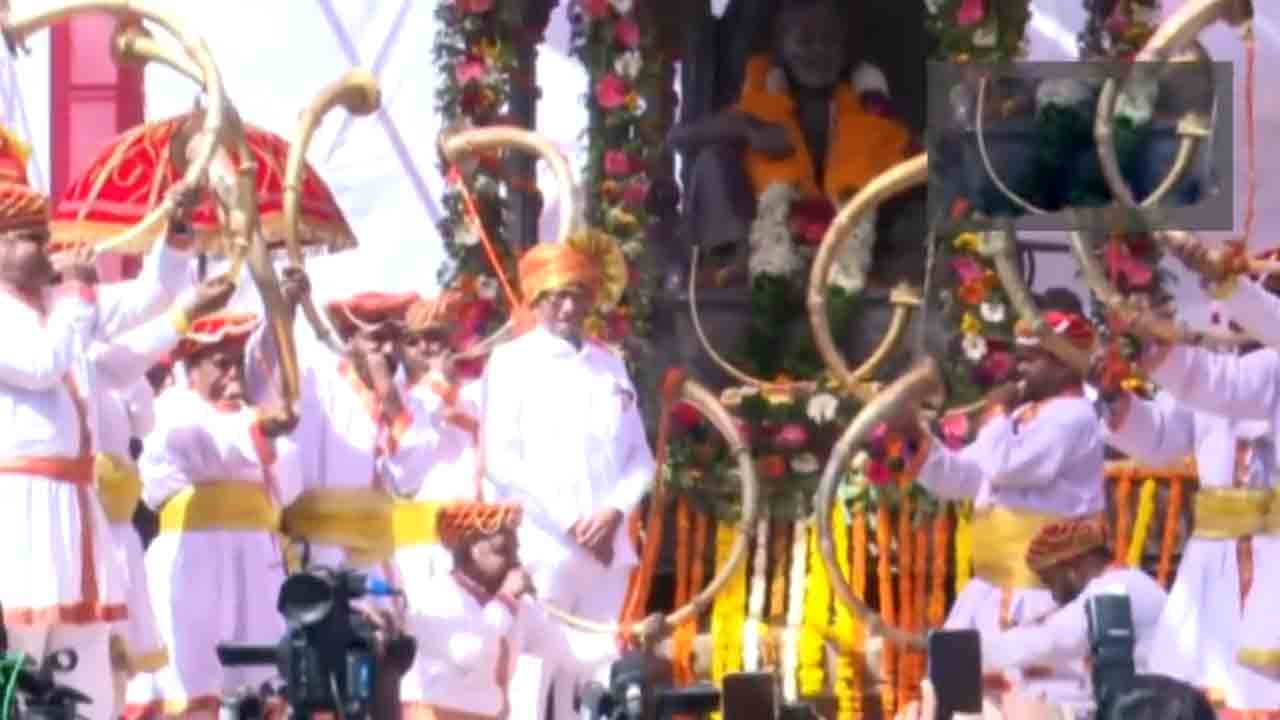 Sharad pawar | శరద్‌పవార్‌ ఎన్సీపీ కొత్త గుర్తు ఇదే.. రాయ్‌గఢ్‌లో ఘనంగా లాంచింగ్.. Video