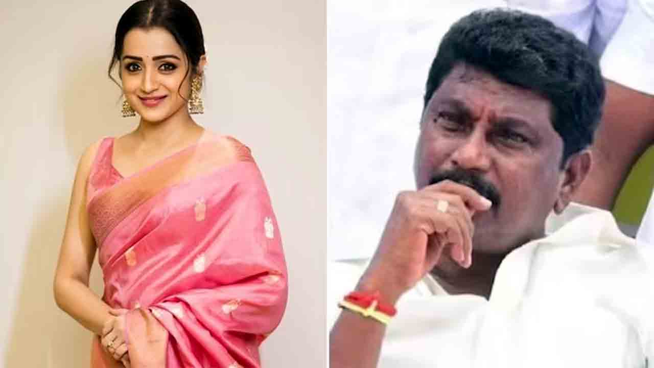 Trisha Krishnan | అన్నాడీఎంకే మాజీ నేత ఏవీ రాజుకు లీగల్‌ నోటీసులు పంపిన త్రిష
